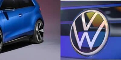 Carro da Volks / Logo da Volks - Montagem: TVFOCO