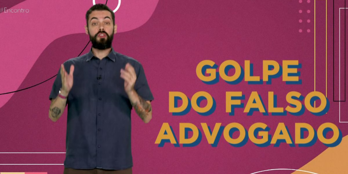 Cauê Fabiano e golpe do falso advogado (Foto: Reprodução / Globo)