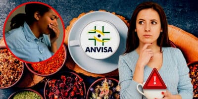 ANVISA proíbe 8 chás de marca popular após risco ((Foto: Reprodução/Montagem/Lennita/TV Foco/Canva/ANVISA)