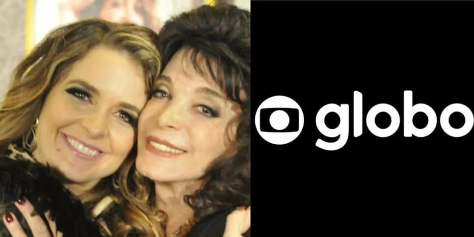 Claudia Abreu e Lady Francisco em Cheias de Charme / Logo da Globo - Montagem: TVFOCO