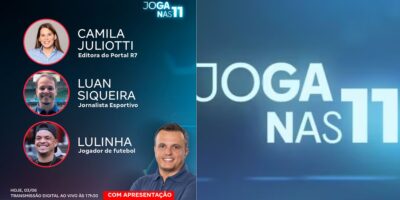 Imagem do post O jogador Lulinha é convidado da edição de hoje (01/07), que também terá Camila Juliotti, Cosme Rímoli e Bruno Piccinato 