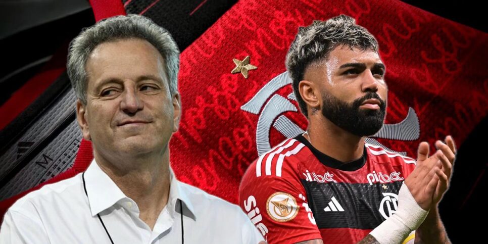 Flamengo - Landim e Gabigol (Foto: Relatório Reservado, Getty Images)