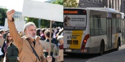 Greve dos motoristas de ônibus - Foto Reprodução Internet