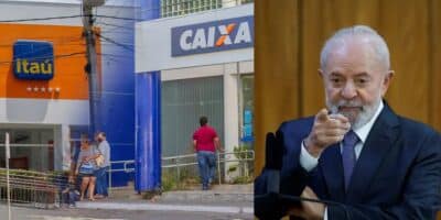 Itaú / Caixa / Lula - Montagem: TVFOCO