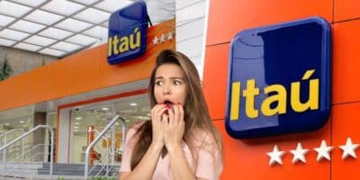 Itaú e pessoa chocada - Foto Reprodução Internet