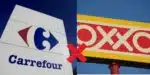 Logo Carrefour / Logo Oxxo - Montagem: TVFOCO