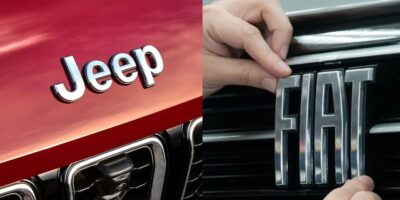 Logo Jeep / Logo FIAT - Montagem: TVFOCO