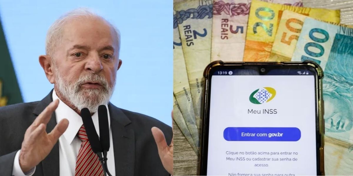 Lula / INSS - Montagem: TVFOCO