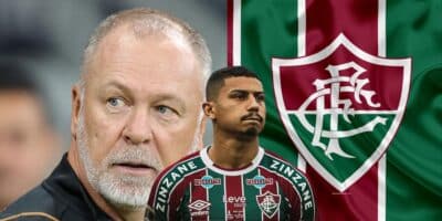 Mano Menezes e André no Fluminense - Foto Reprodução Internet