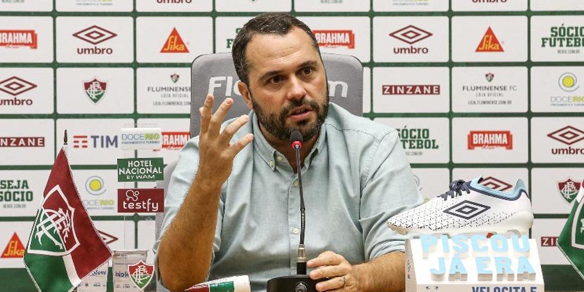 Mário Bittencourt, presidente do Fluminense - Imagem- Lucas Mercon: Fluminense FC