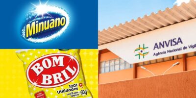 Imagem do post “Potencial risco”: Jornal na Globo confirma retirada urgente da Anvisa de produto rival da Bombril e Minuano