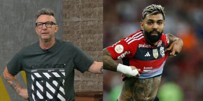 Neto - Donos da Bola e Gabigol (Foto- Reprodução - Band, Getty Images)