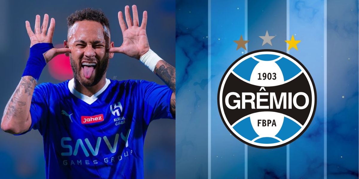 Neymar no Al Hilal e Grêmio (Reprodução - Internet)