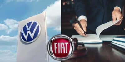 Nova lei com Volkswagen e Fiat - Foto Reprodução Internet