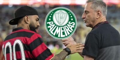 Palmeiras - Flamengo - Gabigol e Landim (Foto- Delmiro Junior:Photo Premium:Gazeta Pres)