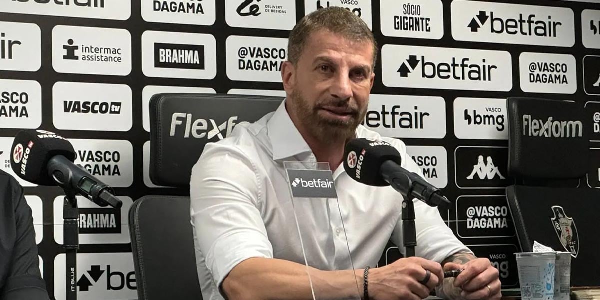 Pedrinho, presidente de futebol do Vasco (Foto- Matheus Guimarães:Lance!)