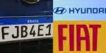 Placa mercosul, Fiat e Hyundai (Reprodução - Internet)