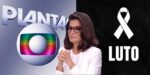 Plantão da Globo - LUTO - Renata no Jornal Nacional (Foto: Reprodução, Montagem - TV Foco)