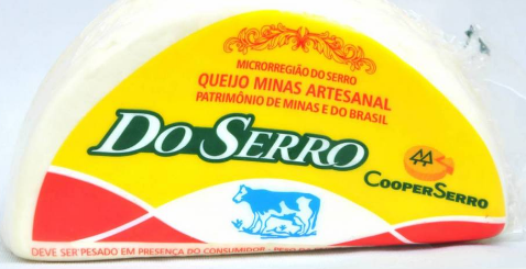 Queijo Minas Artesanal marca do Serro (Foto Reprodução/Internet)