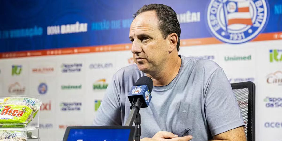 Rogério Ceni durante entrevista coletiva — Foto- Letícia Martins:EC Bahia