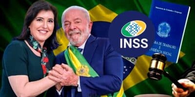 Tebet - Presidente LULA - INSS (Foto Reprodução:Lennita:Montagem:Tv Foco)