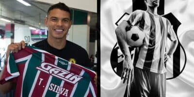 Thiago Silva do Fluminense e jogador do Santos - Foto Reprodução Internet