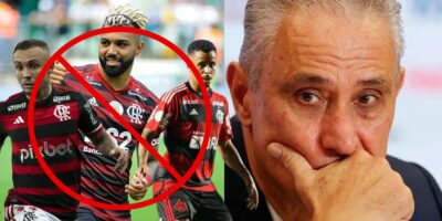 Imagem do post Allan e Cebolinha se unem a Gabigol e estão FORA no Flamengo: Tite aos prantos com debandada de 3 joias