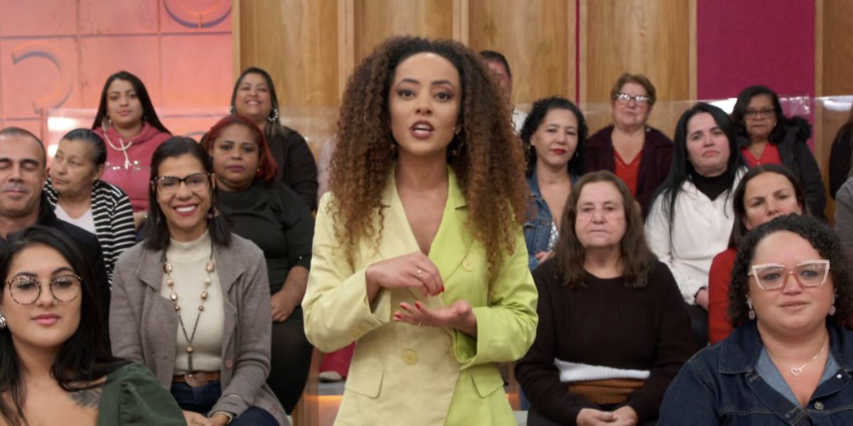 Valéria Almeida no Encontro (Foto: Reprodução / Globo)