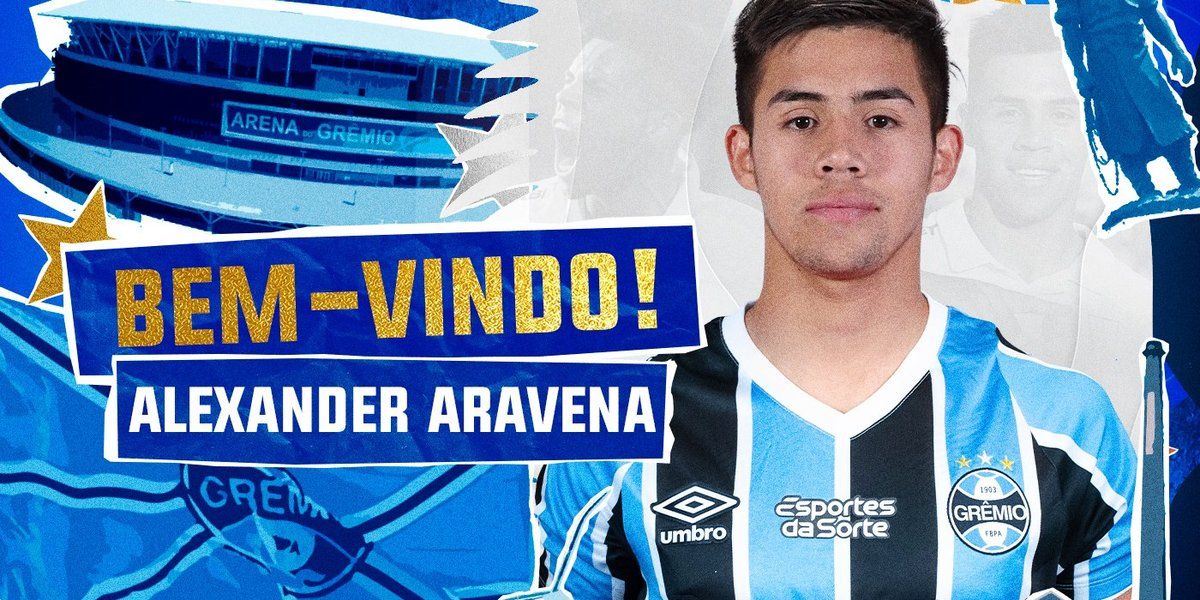 Anúncio de Alexander Aravena (Reprodução: Grêmio/Instagram)