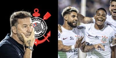 Augusto, Wesley e Yuri do Corinthians (Foto1: Montagem TV Foco/ Foto2: Danilo Fernandes portal Meu Timão)