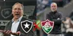 Textor arma pix para tirar xodó de Mano Menezes do Fluminense (Reprodução: Montagem TV Foco)