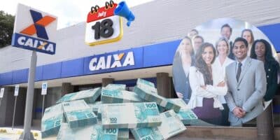 Caixa e trabalhadores (Foto: Reprodução / Gov / Canva)