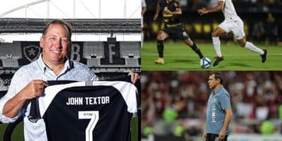 Textor quer craque do Santos de Carille (Reprodução: Vitor Silva/ Pedro Zacchi/ Thiago Ribeiro)