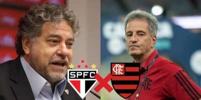 Casares arma rasteira no Flamengo com maior contrato para o São Paulo (Reprodução: Rubens Chiri / Delmiro Junior)