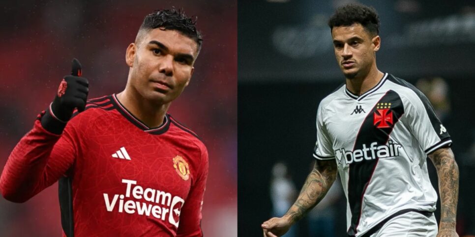 Casemiro e Coutinho - (Foto: Reprodução / Internet)