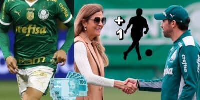 Craque, Leila Pereira e Abel Ferreira (Foto: Reprodução / Nosso Palmeiras / Canva / Montagem TV Foco)