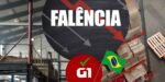 Falência, empresa e logo do G1 (Foto: Reprodução / Canva / Globo)