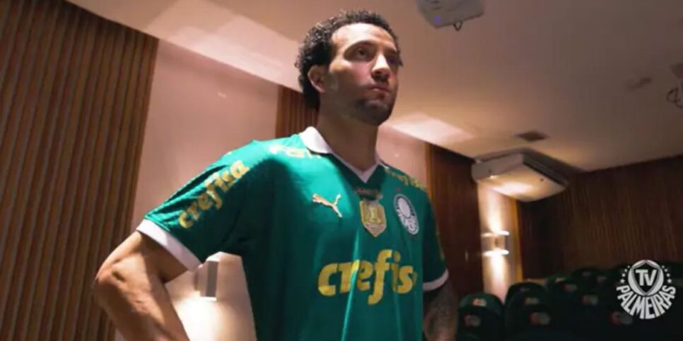 Felipe Anderson pode estrear a partir do dia 10 de julho (Reprodução: Palmeiras TV)