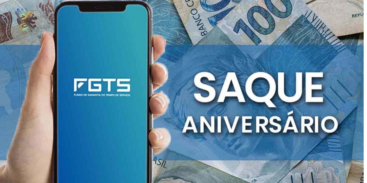 Saque-Aniversário pago anualmente pelo FGTS (Reprodução: Caixa)