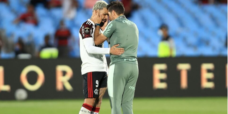 Gabigol e Abel Ferreira - (Foto: Reprodução / Internet)