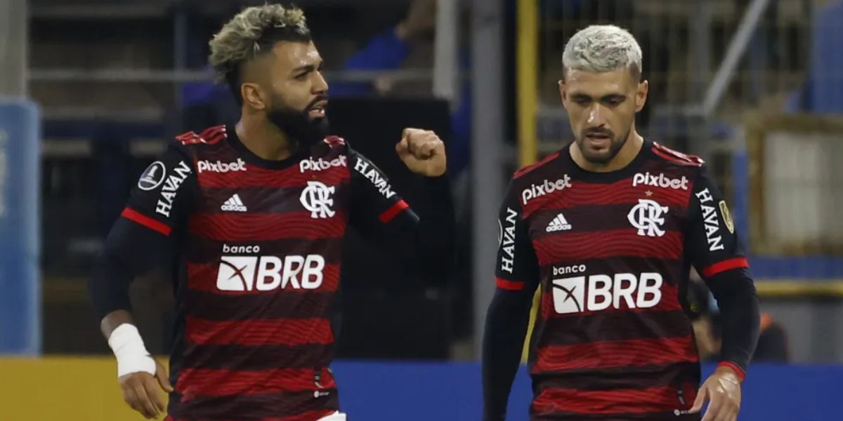 Gabigol, Arrascaeta, Flamengo, Palmeiras