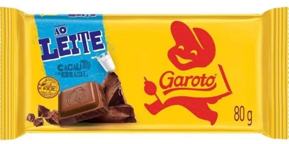 Garoto de chocolate ao leite terá o nome de Guri por 1 semana (Reprodução: Garoto/Divulgação)