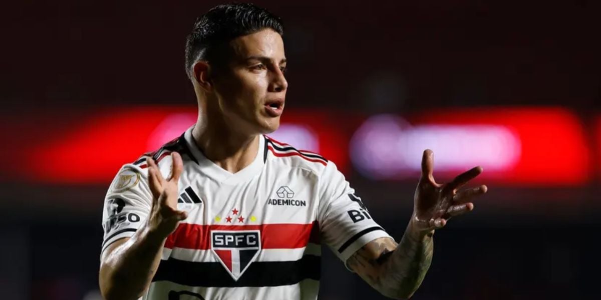 James Rodríguez não faz mais parte do São Paulo (Foto: Rubens Chiri)