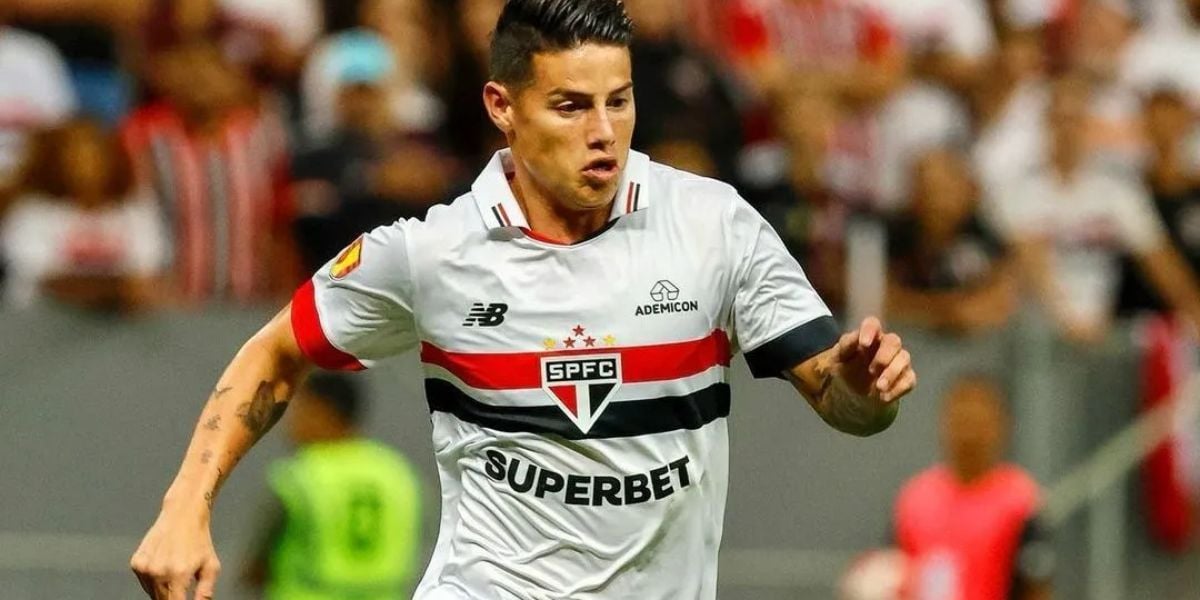 James Rodriguez atuou apenas 5 minutos com Zubeldía (Reprodução: Instagram)