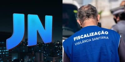 O Jornal Nacional expôs ação da Anvisa (Foto: Divulgação)