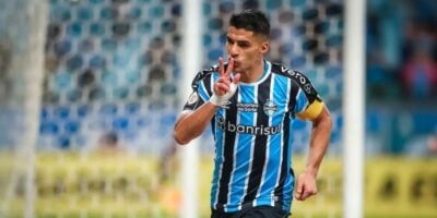 Suárez foi o maior destaque do Brasileirão em 2023 (Reprodução: Lucas Uebel/Grêmio)