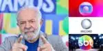 Lula fez pronunciamento que foi exibido na Globo, Record e SBT (Foto: Reprodução/ Internet)