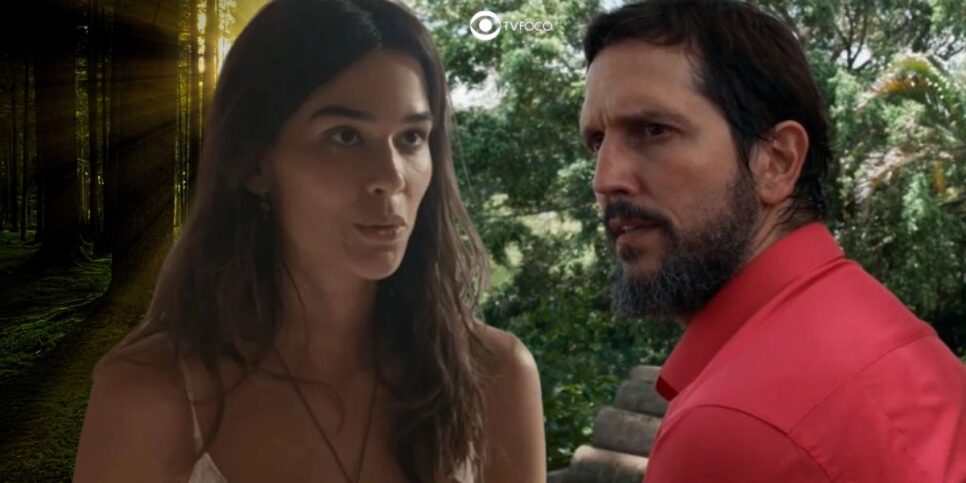 Mariana e Egídio em Renascer (Foto: Reprodução / Globo / Montagem TV Foco)