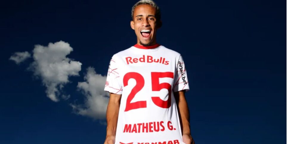 Matheus Gonçalves jogou no Bragantino em 2023 (Reprodução: Ari Ferreira/Red Bull Bragantino)