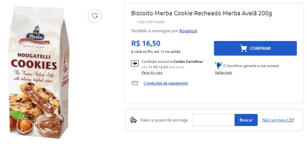 Merba segue comercializado nos principais supermercados (Reprodução: Internet)